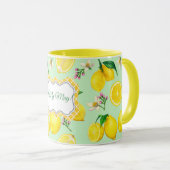 Citrus Muster Tasse (VorderseiteRechts)