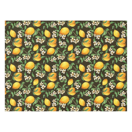 Citrus Muster Tischdecke (Vorderseite (Horizontal))