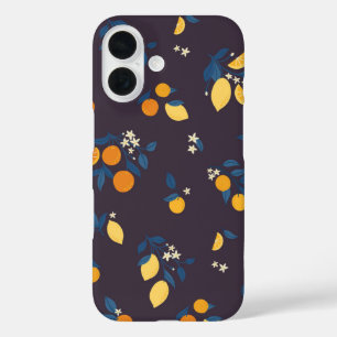 Citrus nach Dunkel iPhone 16 Hülle