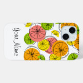 Citrus "Name" iPhone Gehäuse vertikal Case-Mate iPhone Hülle (Rückseite (Horizontal))