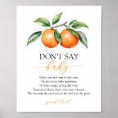 Citrus Orange Baby Showspiel Poster (Vorne)