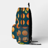 Citrus Orange Bedruckter Rucksack (Rechts)