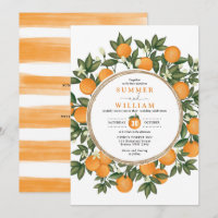 Citrus Orange Botanische Mandarine Grüne Hochzeit