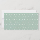 Citrus Orange Botanisches Rost Brautparty Einladun Dankeskarte (Rückseite)