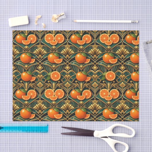 Citrus Orange Deco Seidenpapier (Handwerk)