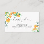 Citrus orange - Dusche anzeigen Begleitkarte (Vorderseite)