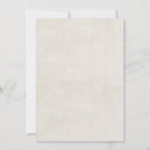 Citrus Orange Elegantes Script-Brautparty Einladung (Rückseite)