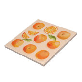 Citrus Orange Fruit Fliese (Seite)
