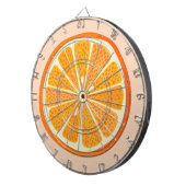 Citrus Orange Fruit Fun Dartscheibe (Vorderseite rechts)