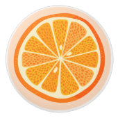 Citrus Orange Fruit Fun Keramikknauf (Vorderseite)