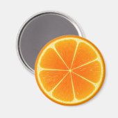 Citrus Orange Fruit Slice Magnet (Vorderseite/Rückseite)