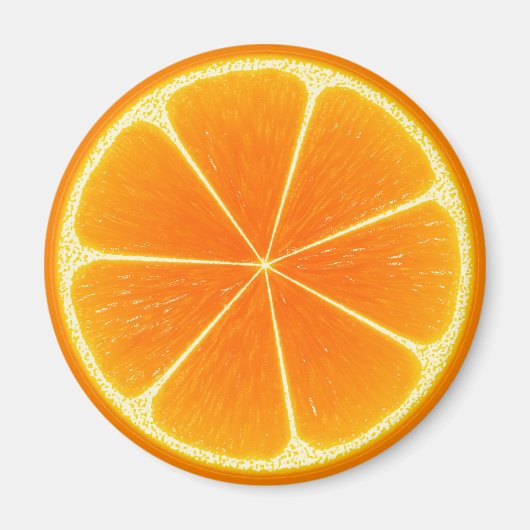 Citrus Orange Fruit Slice Magnet (Vorne)