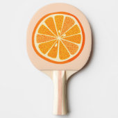 Citrus Orange Fun Frucht Tischtennis Schläger (Vorderseite)