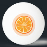Citrus Orange Fun Frucht Tischtennisball<br><div class="desc">Vergnügen,  zesty und visuell köstlich orange Zitrusfrüchte auf einem rot rosa Hintergrund. Ideal für Feinschmecker und alle,  die Lieben kochen. Originelle Kunst von Nic Squirrell.</div>