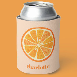 Citrus Orange Fun Personalisiert Dosenkühler
