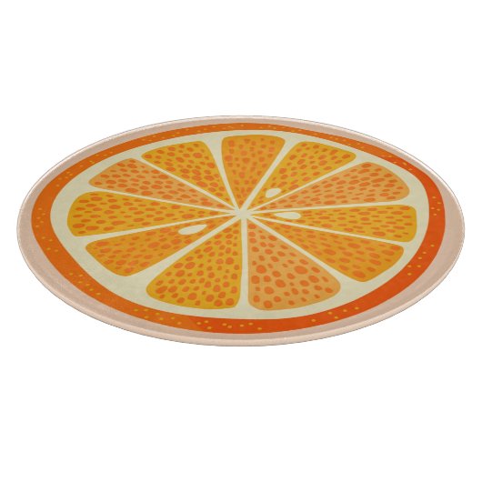 Citrus Orange Fun Schneidebrett (Ecke)