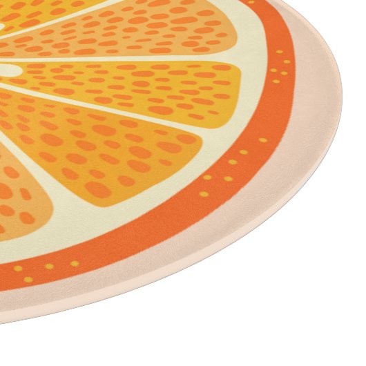 Citrus Orange Fun Schneidebrett (Ecke)