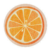 Citrus Orange Fun Schneidebrett (Vorderseite)