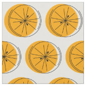 Citrus Orange Gewebe Stoff (Nahaufnahme)