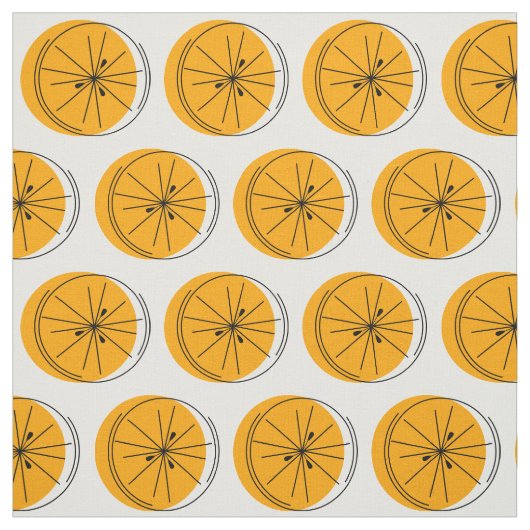 Citrus Orange Gewebe Stoff (Muster)