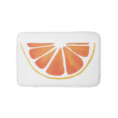 Citrus Orange Grapefruit Slice Art Badematte (Vorderseite)