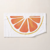Citrus Orange Grapefruit Slice Art Handtuch (Handtuch)