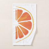 Citrus Orange Grapefruit Slice Art Handtuch (Handtuch)