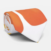Citrus Orange Grapefruit Slice Art Krawatte (Gerollt)