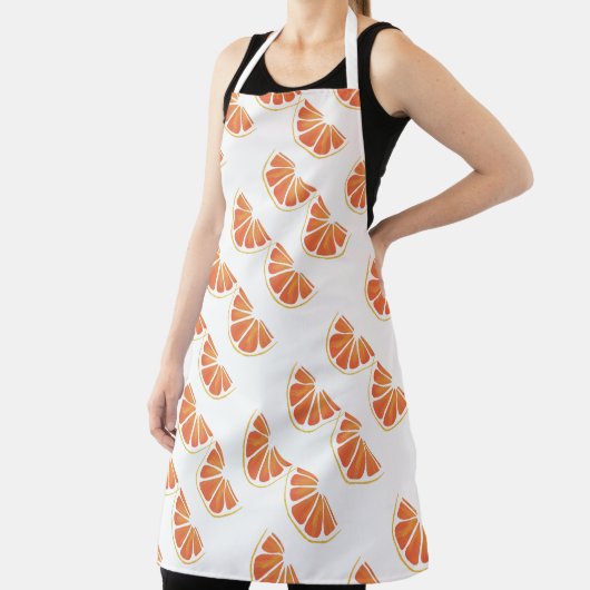 Citrus Orange Grapefruit Slice Art Schürze (InSitu)