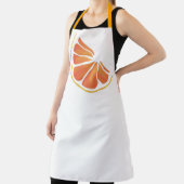 Citrus Orange Grapefruit Slice Art Schürze (InSitu)