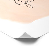 Citrus Orange Greenerenery Süsse Momosa Bar Sign Poster (Ecke)