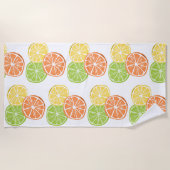 Citrus Orange Lemon Limon Summer Strandtuch (Vorderseite)