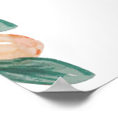 Citrus Orange Mama-osa Bar Baby Duschzeichen Poster (Ecke)