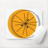 Citrus Orange-Mauspad Mousepad (Mit Mouse)