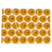 Citrus Orange Multi Geschenktasche groß Große Geschenktüte (Rückseite)