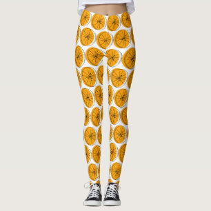 Citrus Orange Multi Leggings