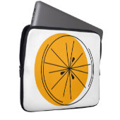 Citrus Orange Notebook-Ärmel Laptopschutzhülle (Vorne Rechts)