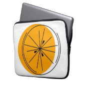Citrus Orange Notebook-Ärmel Laptopschutzhülle (Vorderseite Links)