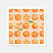Citrus Orange Paper Napkin Serviette (Vorderseite)