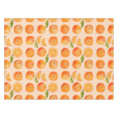 Citrus Orange Pattern Tischdecke (Vorderseite (Horizontal))