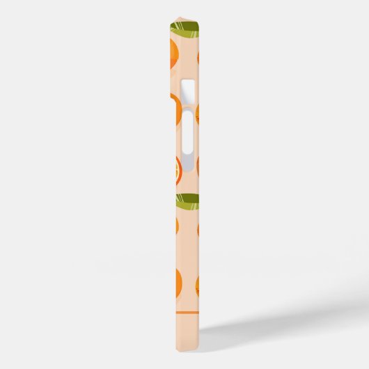 Citrus Orange Personalisiert Case-Mate iPhone Hülle (Rückseite / Links)