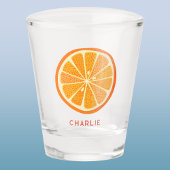 Citrus Orange Personalisiert Schnapsglas