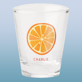 Citrus Orange Personalisiert Schnapsglas