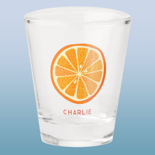 Citrus Orange Personalisiert Schnapsglas