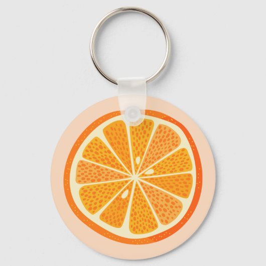 Citrus Orange Schlüsselanhänger (Vorderseite)