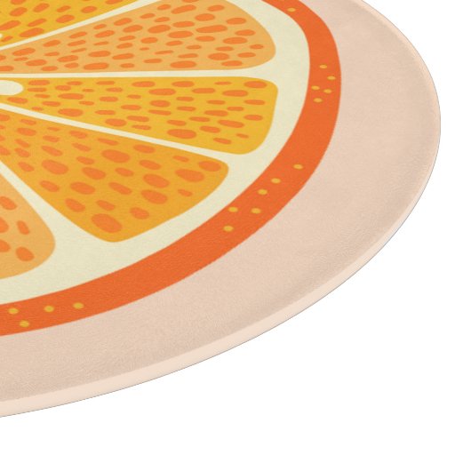 Citrus Orange Schneidebrett (Ecke)