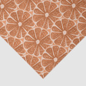 Citrus Orange Summer Cool Pattern Seidenpapier (Detail)