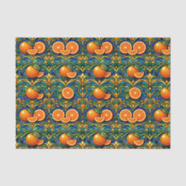 Citrus Orange Tiffany Style Seidenpapier