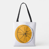 Citrus Orange überall in der Tasche (Rückseite)