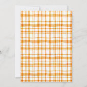 Citrus Orange Wedding Save The Date (Rückseite)